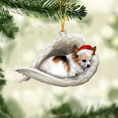 Papillon02 Sleeping Angel Christmas Ornament Godmerc - Best gifts your whole family