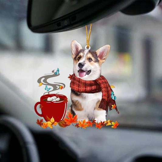 Pembroke Welsh Corgi 1-Fall Chocolate-Two Sided Ornament - Best gifts your whole family