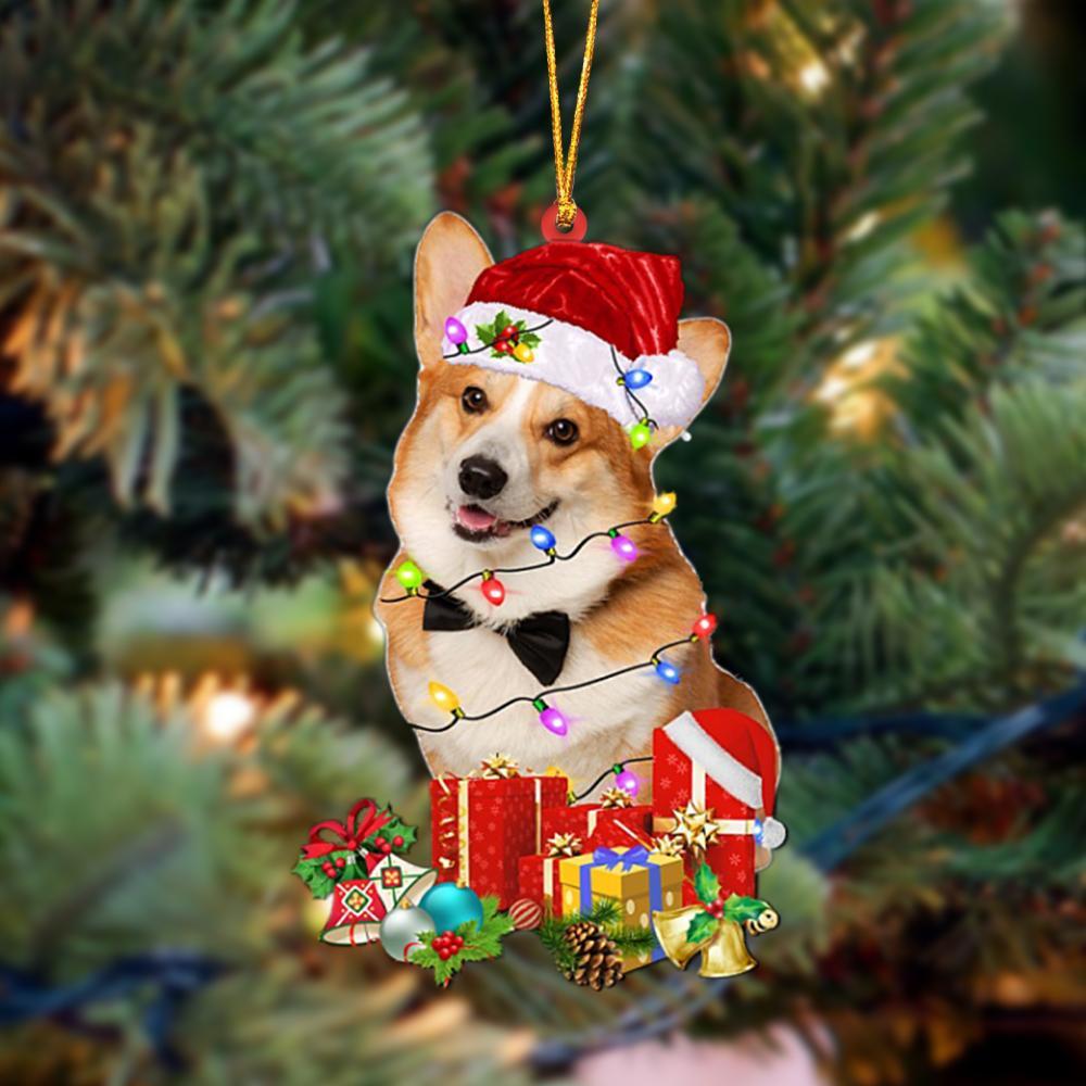 Pembroke Welsh Corgi 2-Dog Be Christmas Tree Hanging Ornament - Best gifts your whole family