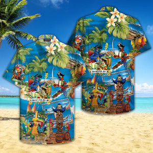 Pirate Parrot Hawaiian Shirt | For Men & Women | Adult | HW4500