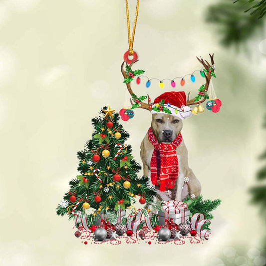 Pitbull 1-Christmas Tree Gift Hanging Ornament - Best gifts your whole family