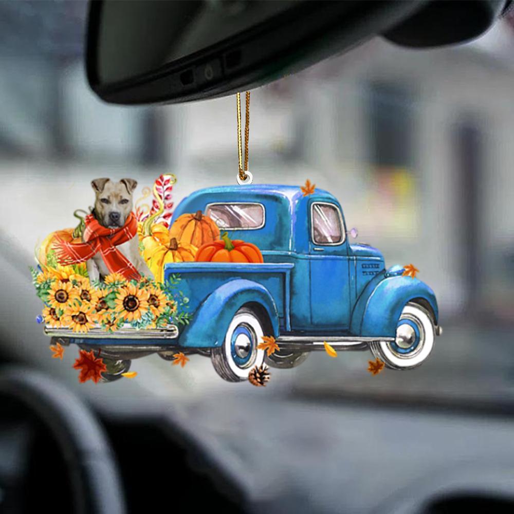 Pitbull 1-Little Pumpkin-Two Sided Ornament - Best gifts your whole family