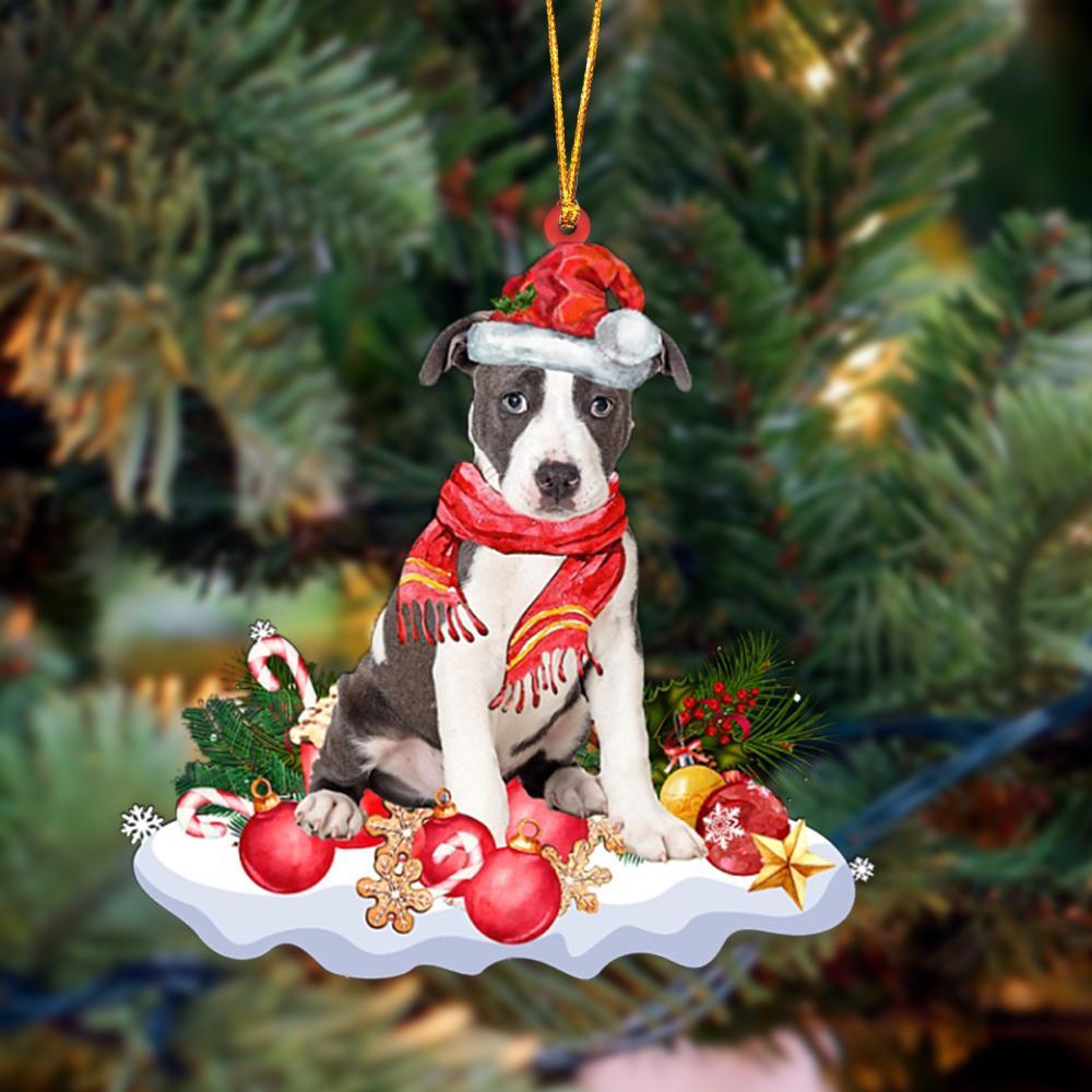 Pitbull 2-Better Christmas Hanging Ornament - Best gifts your whole family
