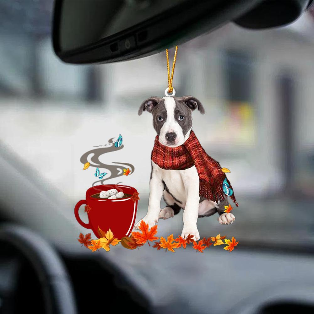 Pitbull 2-Fall Chocolate-Two Sided Ornament - Best gifts your whole family