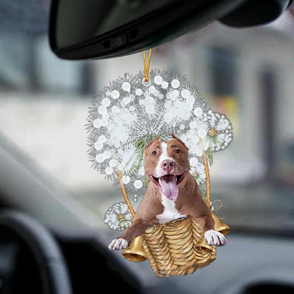 Pitbull-Dandelion-Two Sided Ornament - Best gifts your whole family