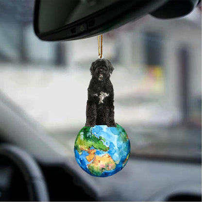 Portuguese Water Dog-Around My Dog-Two Sided Ornament - Best gifts your whole family
