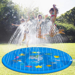 Outdoor Lawn Beach Sea Animal Inflatable Water Spray Kids Sprinkler Play Pad Environmentally Friendly PVC Diameter 100cm 170cm