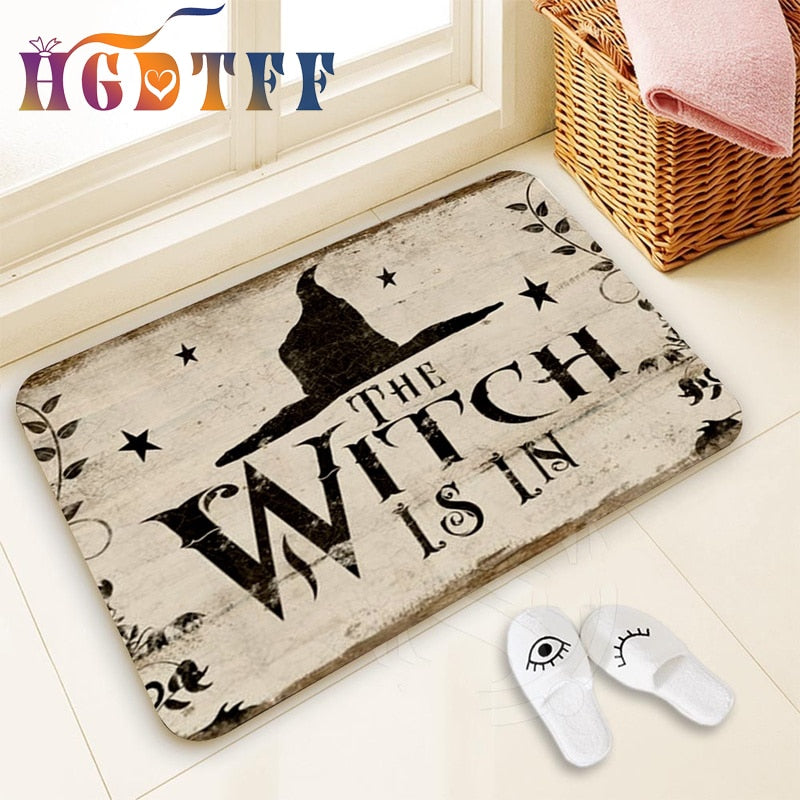 Halloween Decoration for Home BathroomThe Witch Is In