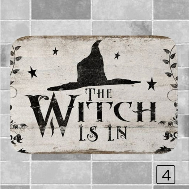 Halloween Decoration for Home BathroomThe Witch Is In