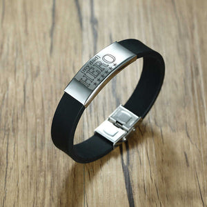 To My Dad - My Hero Engraved Bracelet