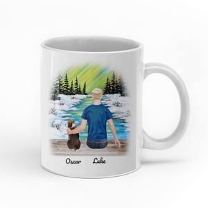 I work hard so my dog can have a better life personalised gift customized mug coffee mugs gifts custom christmas mugs