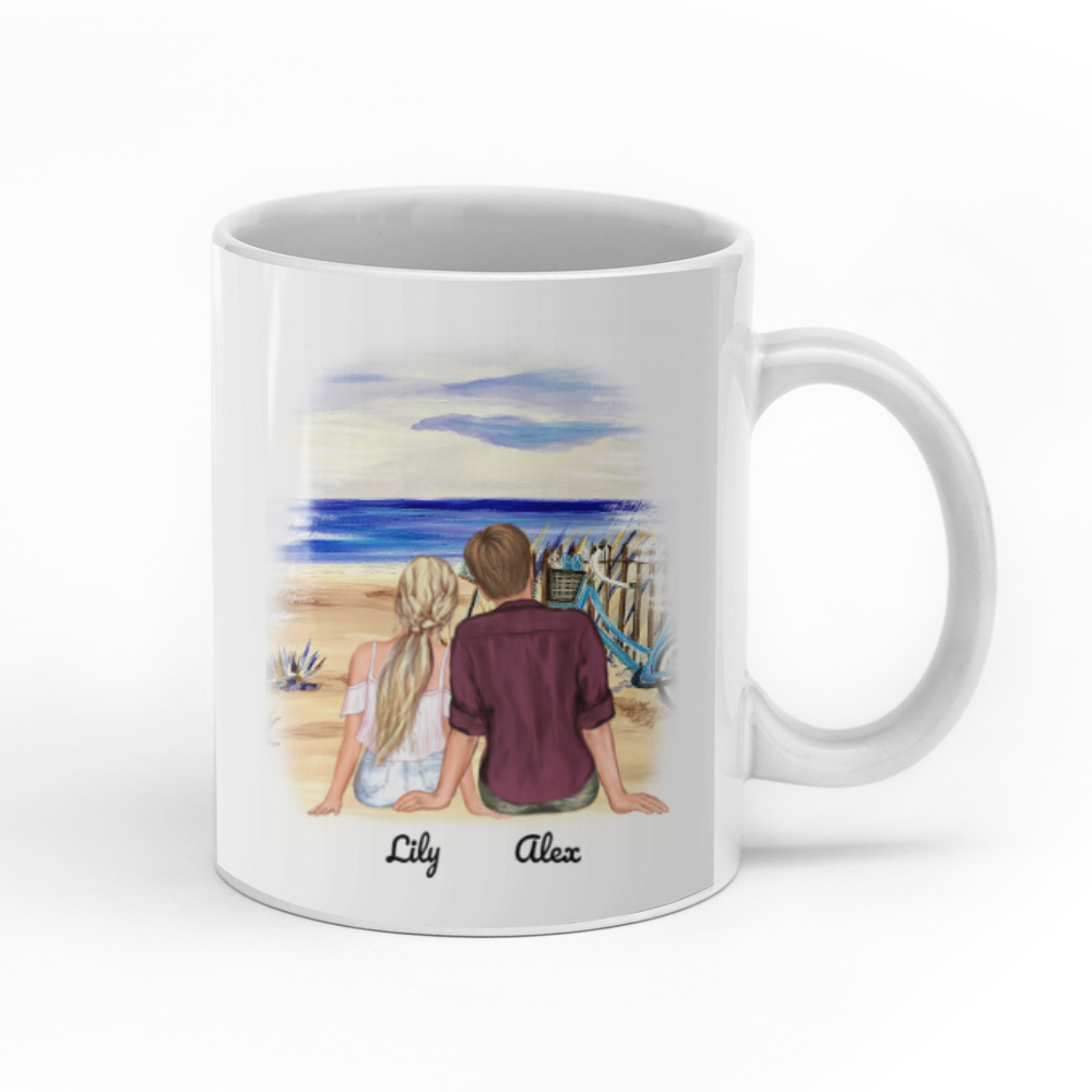 To my husband I love you forever & always personalised gift customized mug coffee mugs gifts custom christmas mugs, couple love gift