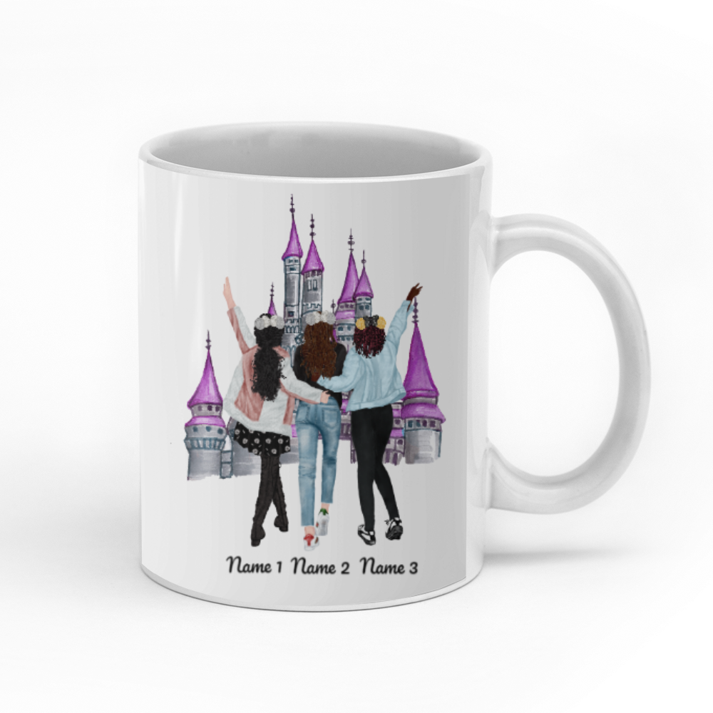 Never Apart Maybe in Distance But Never At Heart personalized coffee mugs gifts custom christmas mugs