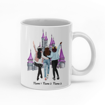 Never Apart Maybe in Distance But Never At Heart personalized coffee mugs gifts custom christmas mugs