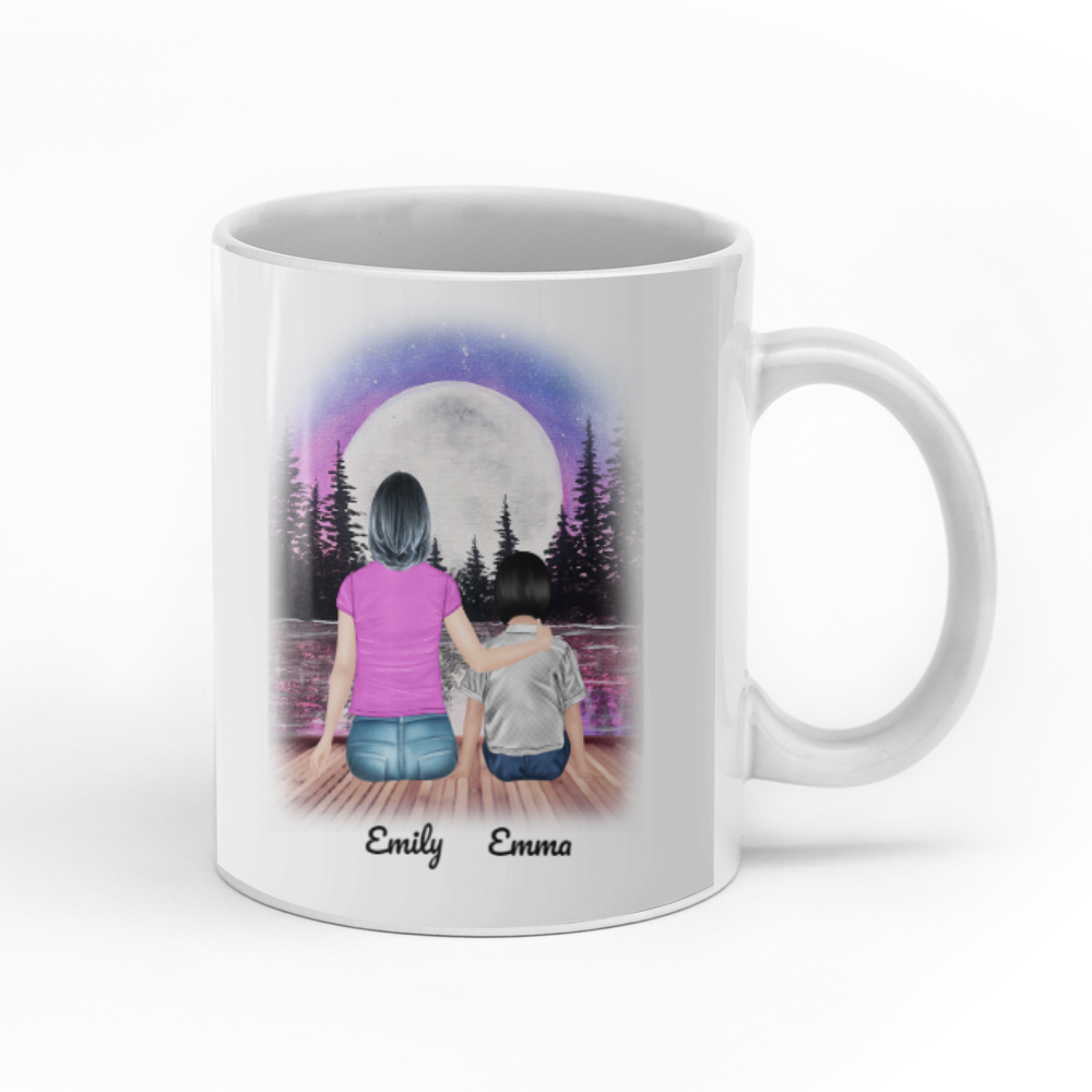 Dear Mom I need to say I do love you custom christmas mugs