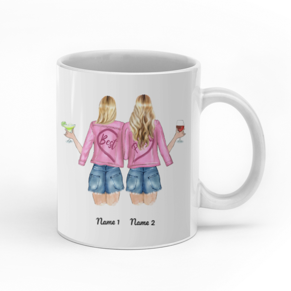 My Best Friend Is My Sister By Heart personalised gift customized mug coffee mugs gifts custom christmas mugs