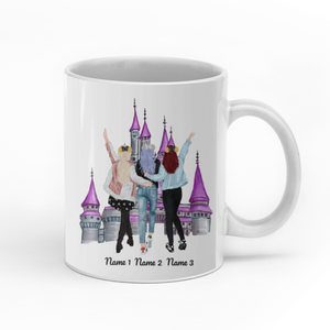 Sisters by chance, friends by choice personalised gift customized mug coffee mugs gifts custom christmas mugs