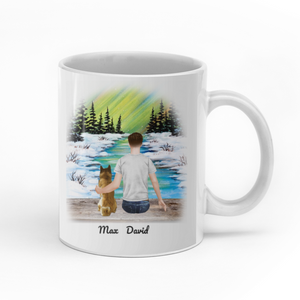 Dear Dad Thank For Picking Up My Poop custom christmas mugs