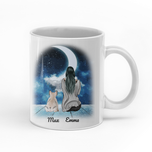 Sorry I Can't I Have Plans With My Dog personalized coffee mugs gifts custom christmas mugs