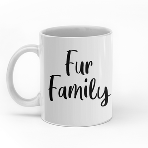 Fur Family custom christmas mugs