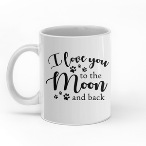 I love you to the moon and back personalised gift customized mug coffee mugs gifts custom christmas mugs