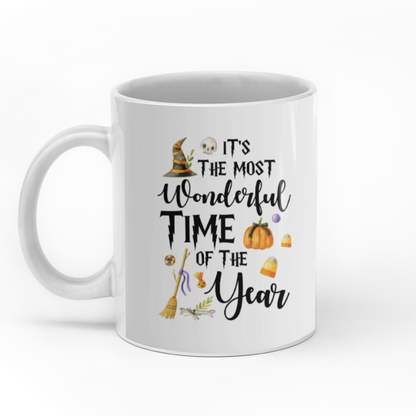 It's the most wonderful time personalised gift customized mug coffee mugs gifts custom christmas mugs