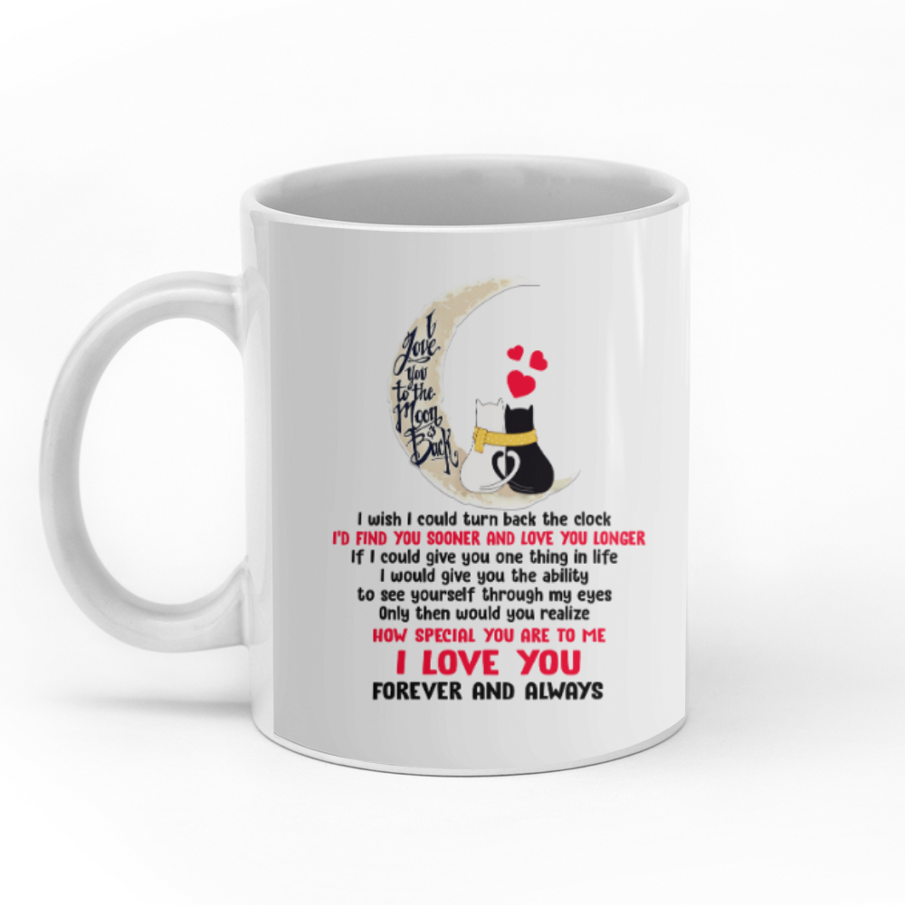 I love you forever and always personalised gift customized mug coffee mugs gifts custom christmas mugs
