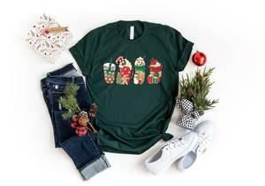 Christmas Coffee Sweatshirt, Christmas Sweatshirt, Christmas Shirt, Coffee Lover Gift Worker Winter Christmas Snowman Latte Coffee Lover