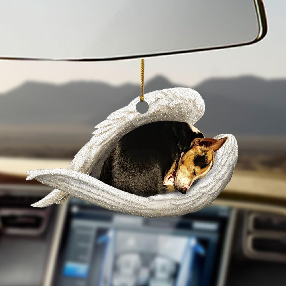 Rat Terrier Sleeping Angel Rat Terrier Lovers Dog Moms Ornament - Best gifts your whole family