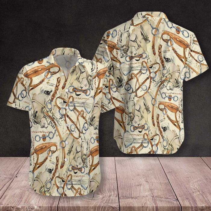 Riding Horse Hawaiian Shirt,Hawaiian Shirt Gift,Christmas Gift