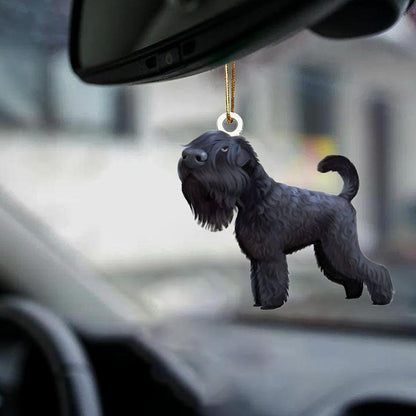 Rusian Black Terrier-Look At Me-Two Sided Ornament - Best gifts your whole family