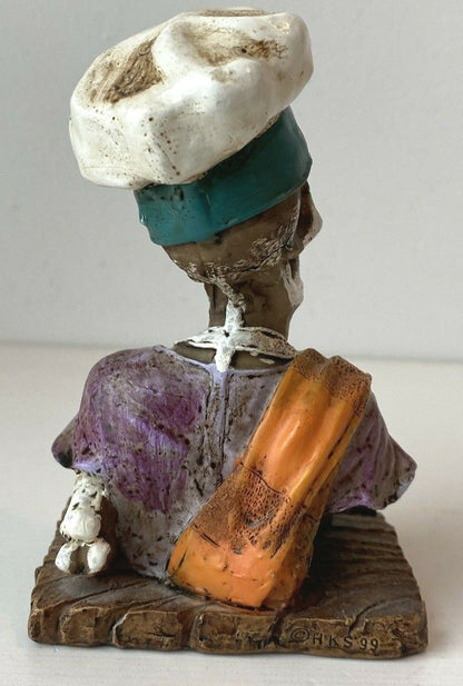 Halloween Decoration Skull Day of Dead Cook Baker Figurine