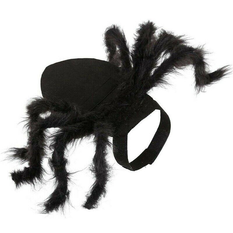 Halloween Pet Black Spider Costume Dog Cat Puppy Spider Cosplay Clothes Outfit