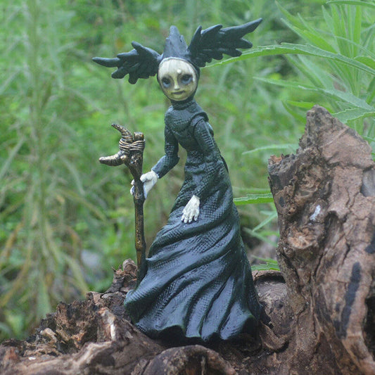 Halloween Statue Witches Decoration Horror Props Hot Sale Nightmare Witch