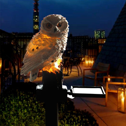 Solar Power LED Owl Parrot Lawn Light Outdoor Garden Landscape Lamp Halloween US