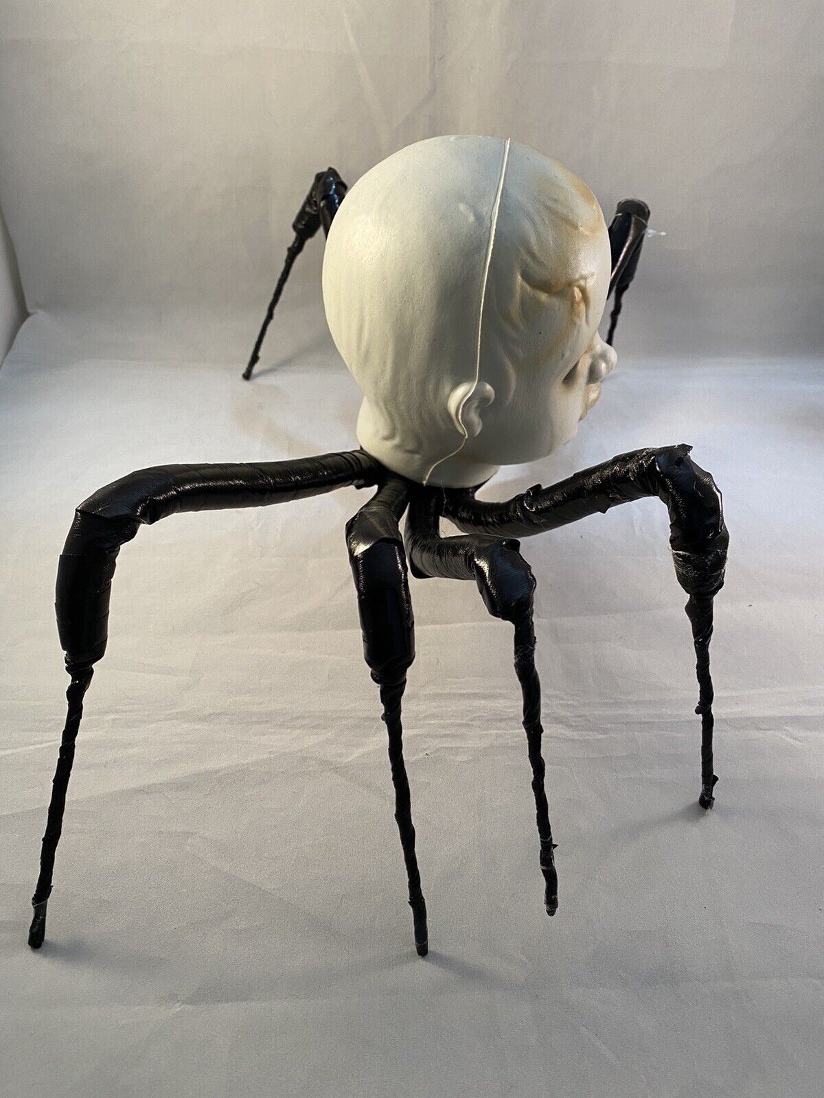 Doll Baby Head Spider Creepy Halloween Decor Haunted House Prop Scary NEW