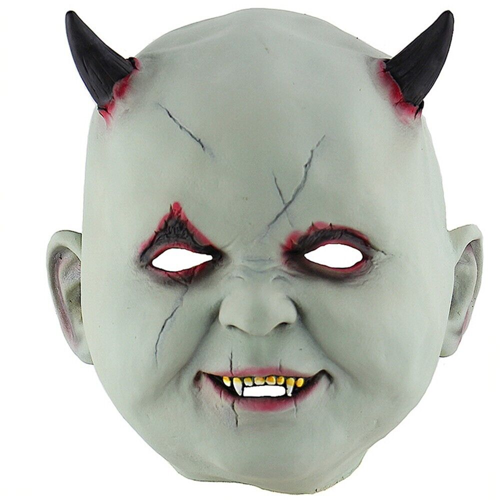 Halloween Demon Vampire Mask Horror Zombie Party Cosplay Decoration Prop