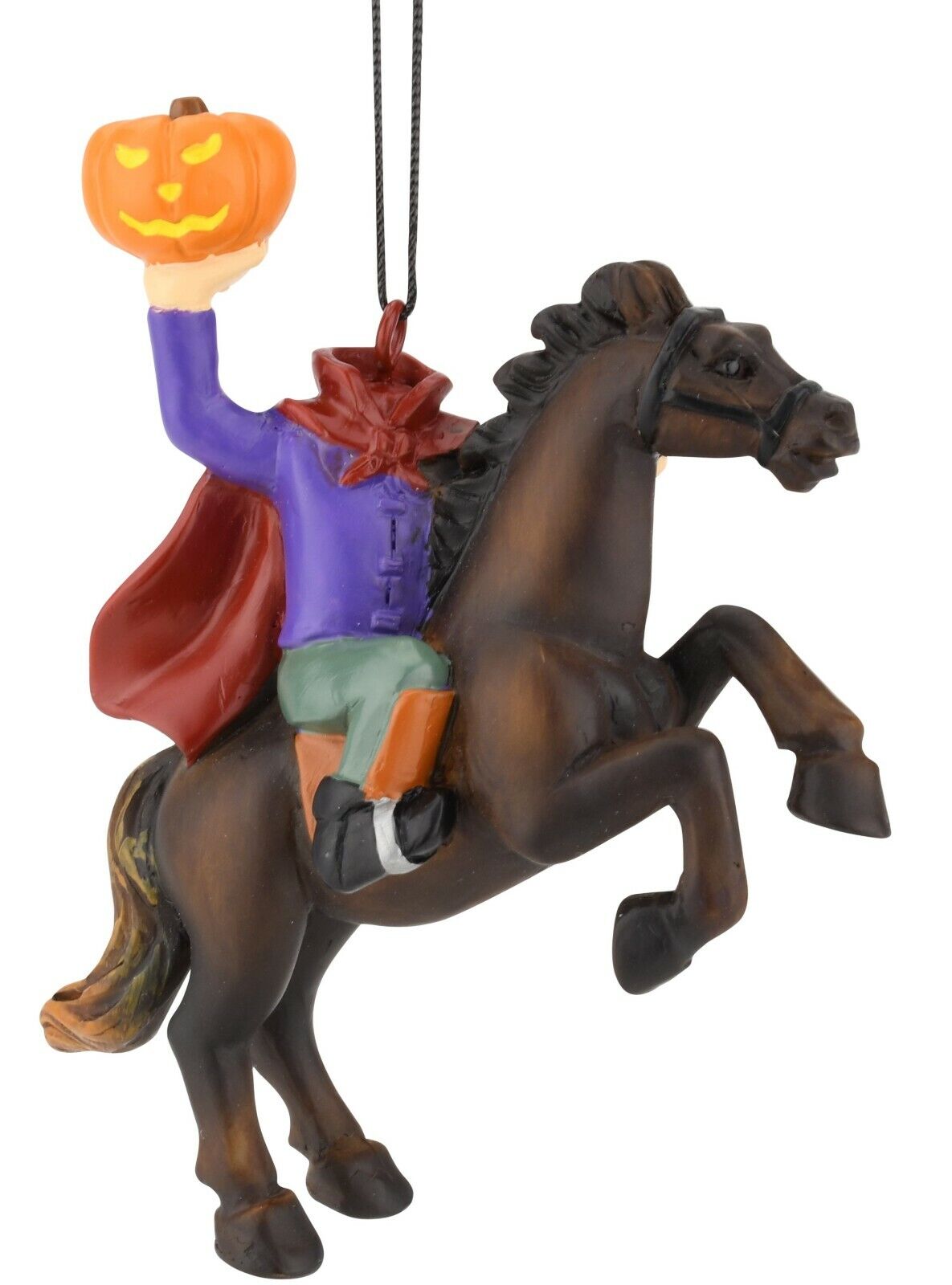 Headless Horseman with Pumpkin Halloween Christmas Ornaments Spooky