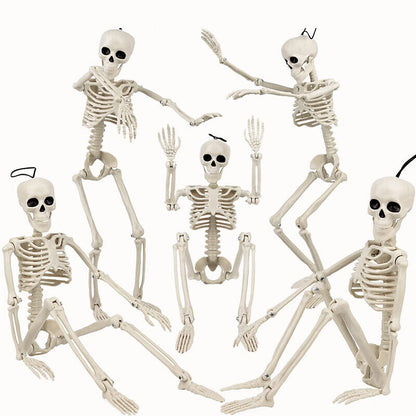 Halloween Human Skeleton Oversized Poseable Decoration Party Prop 40*12cm
