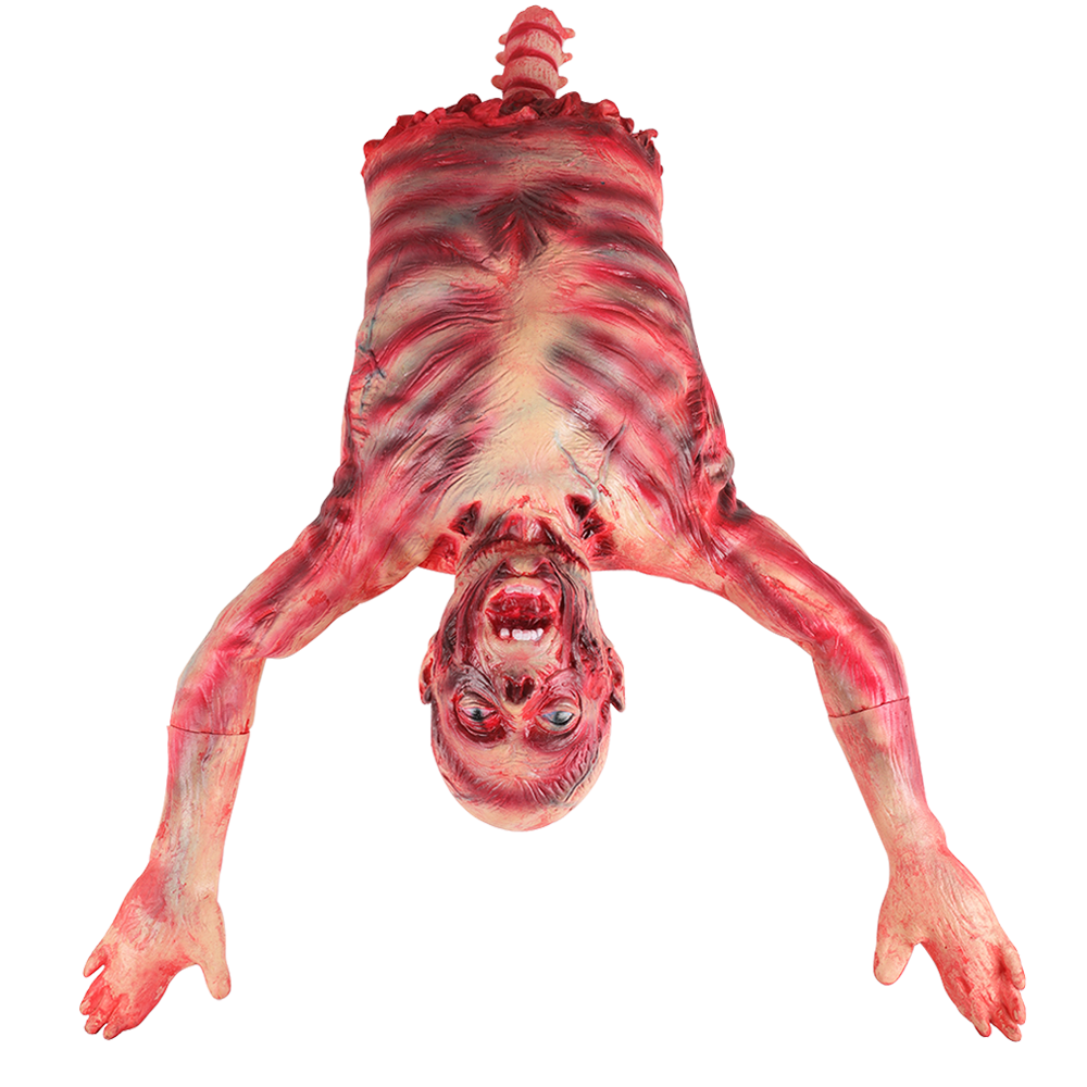Halloween Scary Prop Hanging Corpse Haunted House 37" Body Torso Party Decor