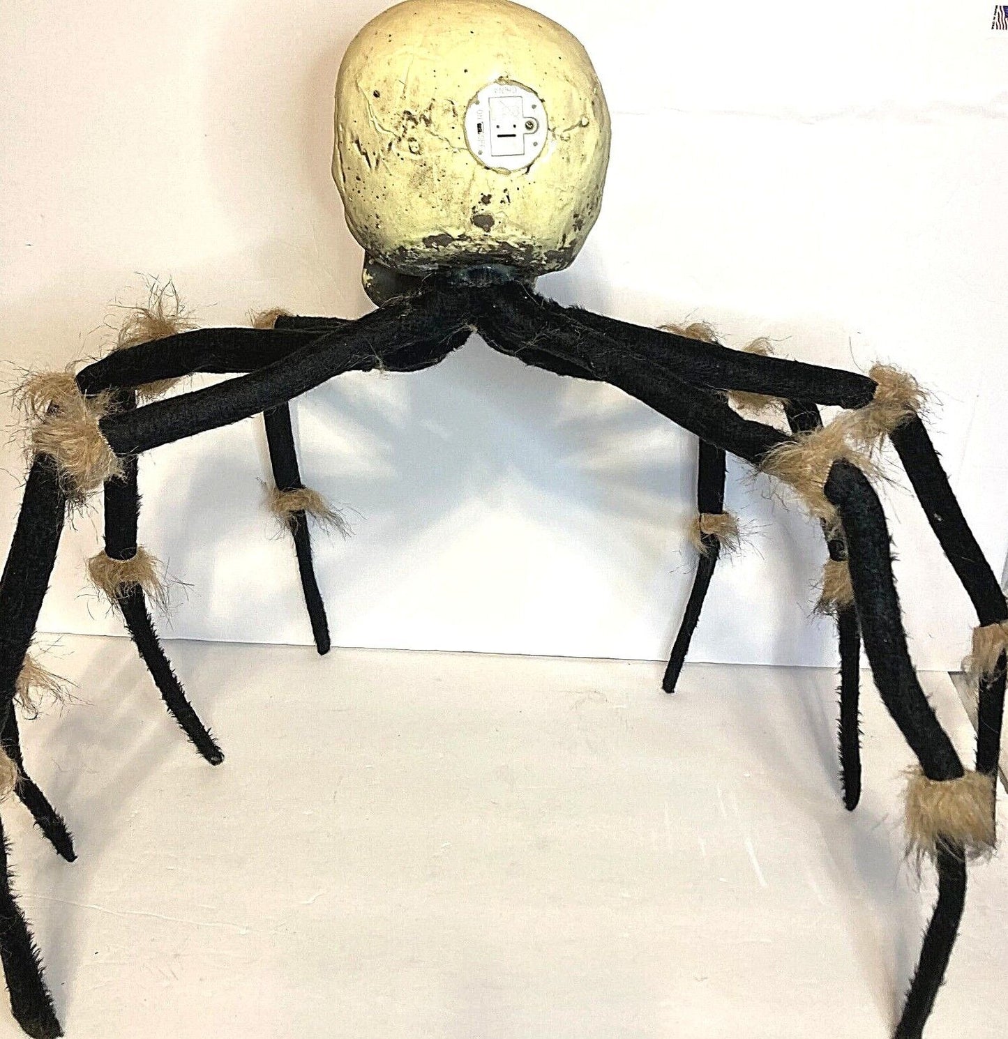 Beistle Spider Skeleton Creepy Creature Halloween Decoration Eyes light Up