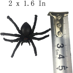 30pcs For Realistic Spider Toys,Halloween Prank Props, Halloween Decorations Toy