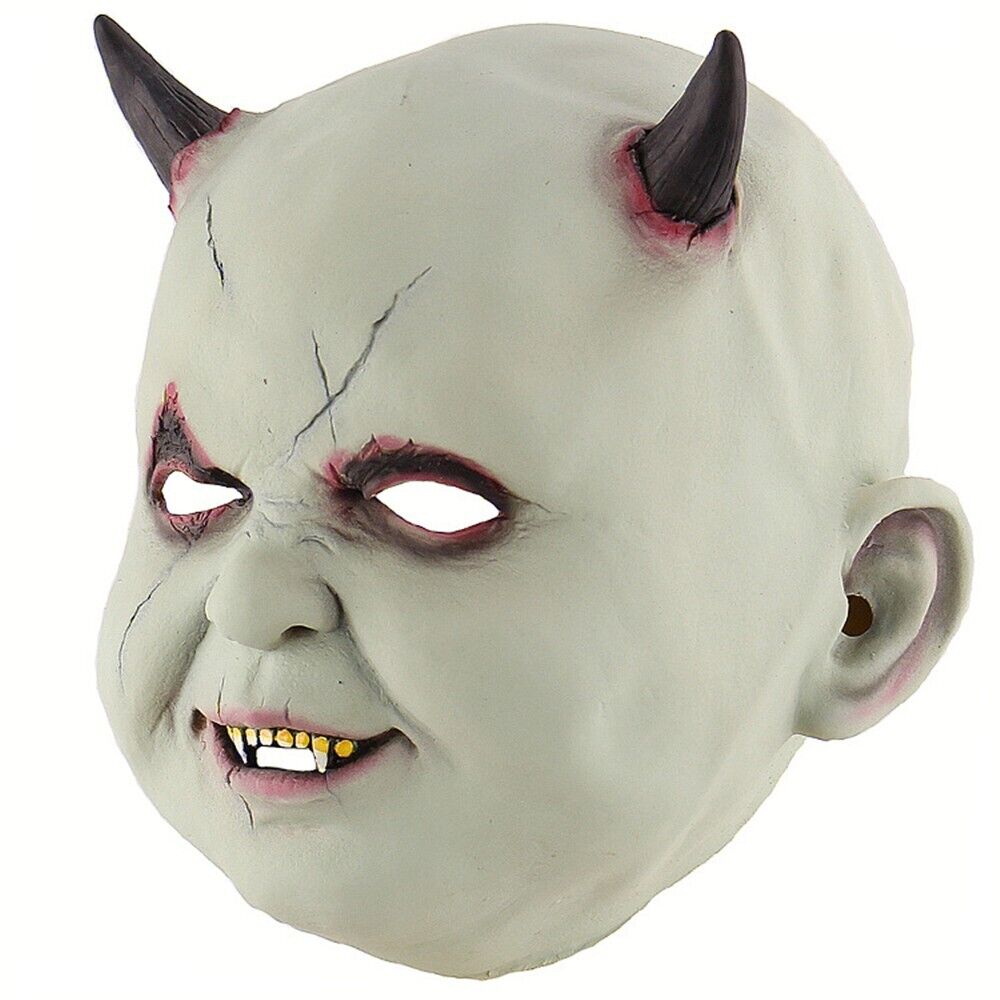 Halloween Demon Vampire Mask Horror Zombie Party Cosplay Decoration Prop
