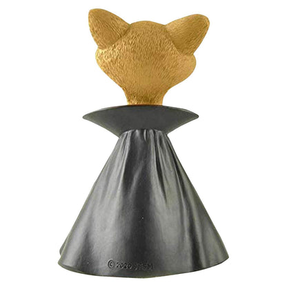 Whimsical Black-Cat Vampire-Dracula Figurine Collectible-Halloween Decoration A