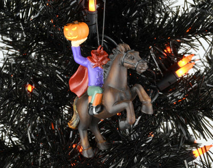Headless Horseman with Pumpkin Halloween Christmas Ornaments Spooky