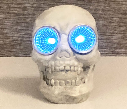 Cement Skull LED Solar Light Collectible Halloween Decorations