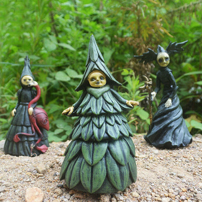 Halloween Statue Witches Decoration Horror Props Hot Sale Nightmare Witch