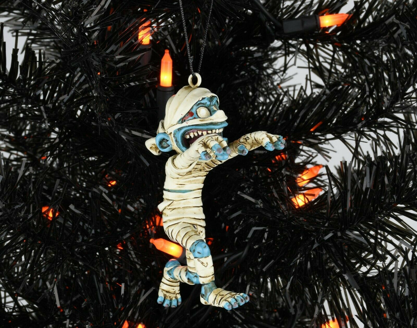 Walking Mummy Creepy Halloween Tree Ornament Christmas Ornaments
