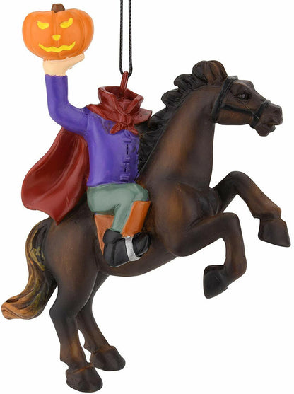Headless Horseman with Pumpkin Halloween Christmas Ornaments Spooky