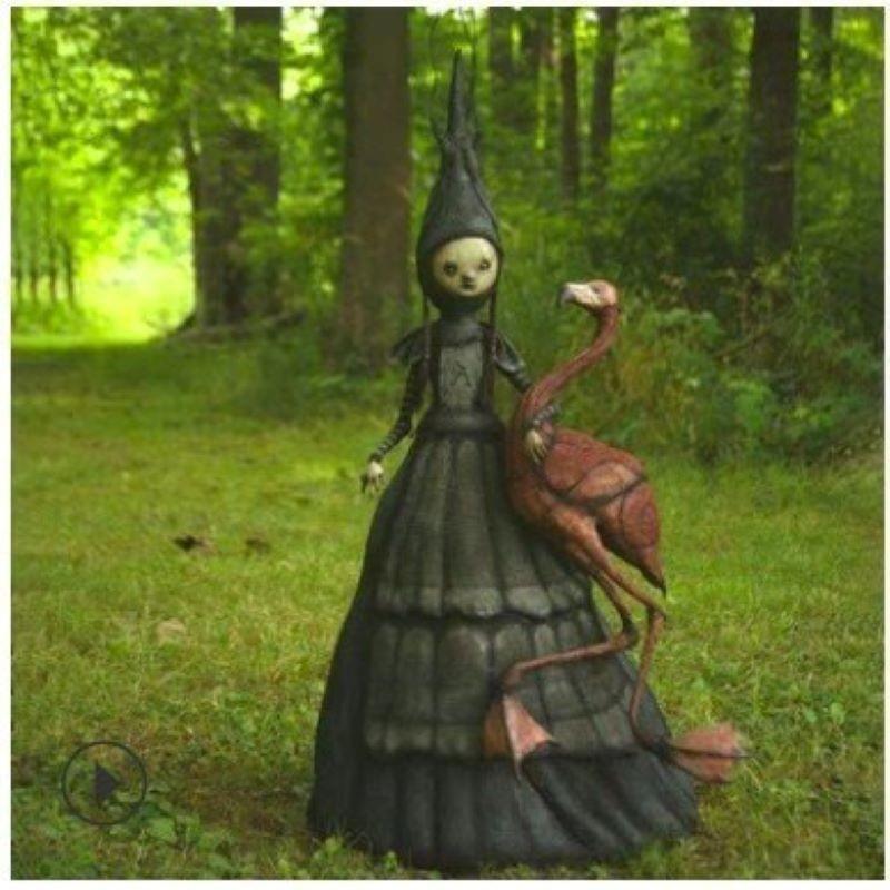 Halloween Statue Witches Decoration Horror Props Hot Sale Nightmare Witch